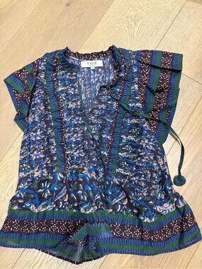 Sea New York | Tops | Sea New York Casey Hand Smocked Tie Front